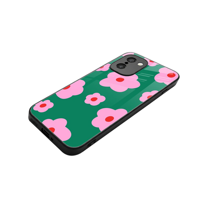 Pink Petal Parade stylish phone case for oneplus 15r | glossy glass and slim fit