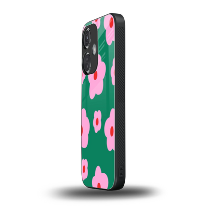 Pink Petal Parade oneplus nord ce 3 mobile cover | shockproof glass phone case