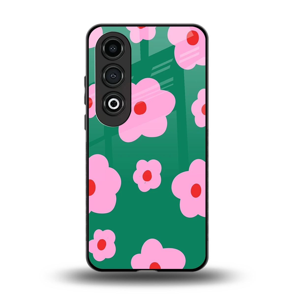 Pink Petal Parade back phone cover | glass case for oneplus nord ce 4