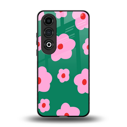 Pink Petal Parade back phone cover | glass case for oneplus nord ce 4
