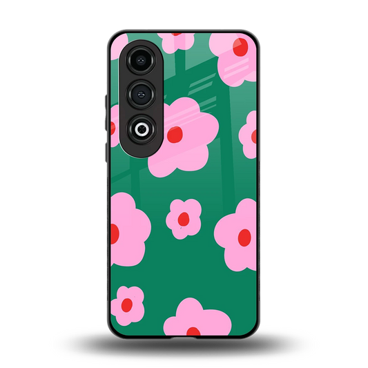 Pink Petal Parade back phone cover | glass case for oneplus nord ce 4