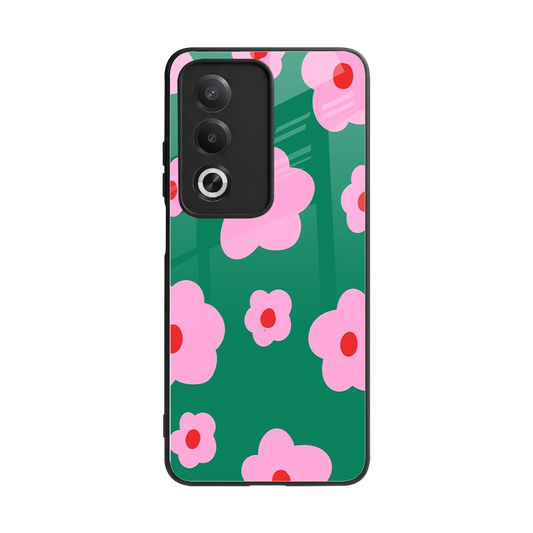 Pink Petal Parade back phone cover | glass case for oppo a3 pro