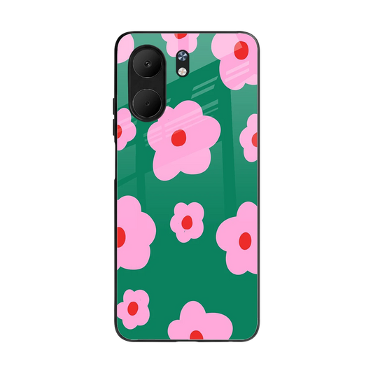 Pink Petal Parade back phone cover | glass case for oppo a5x 5g