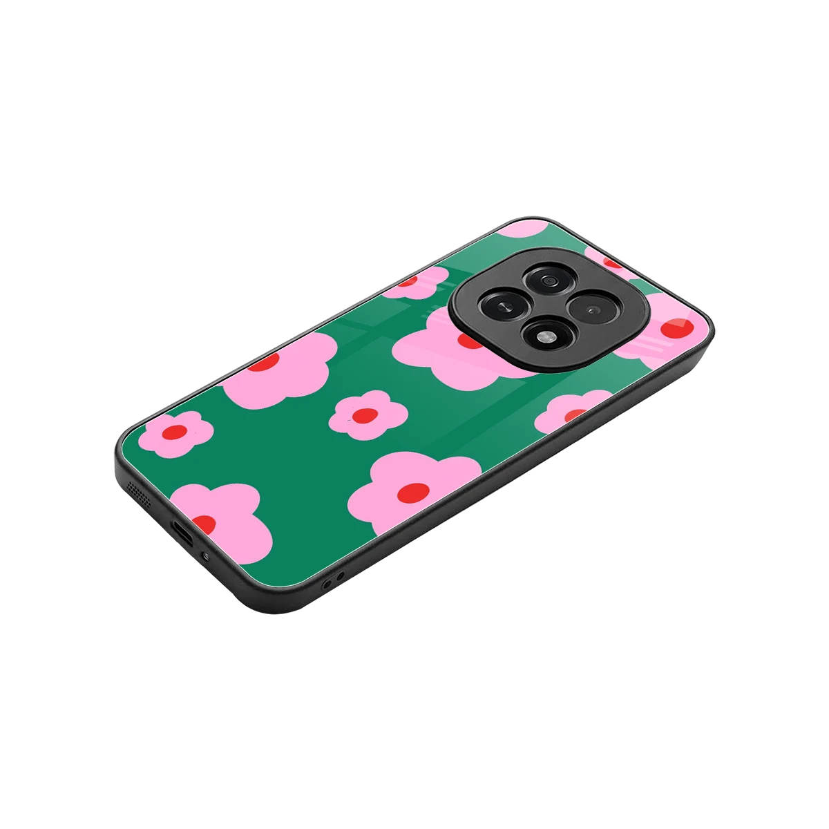 Pink Petal Parade stylish phone case for oppo f29 5g | glossy glass and slim fit