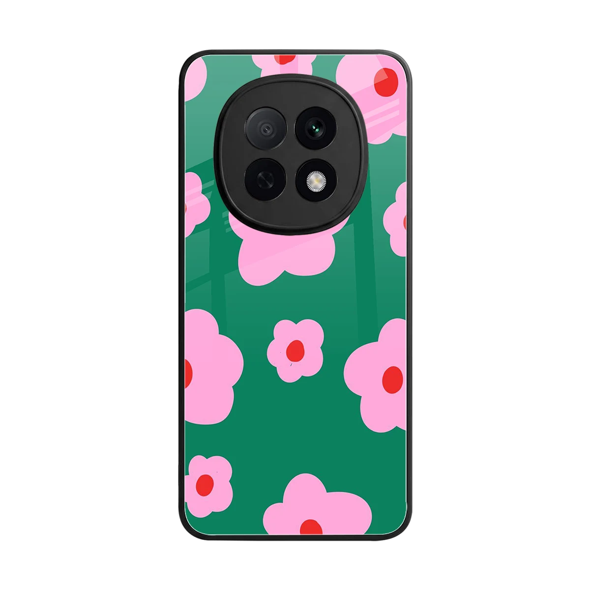 Pink Petal Parade back phone cover | glass case for oppo f29 pro 5g