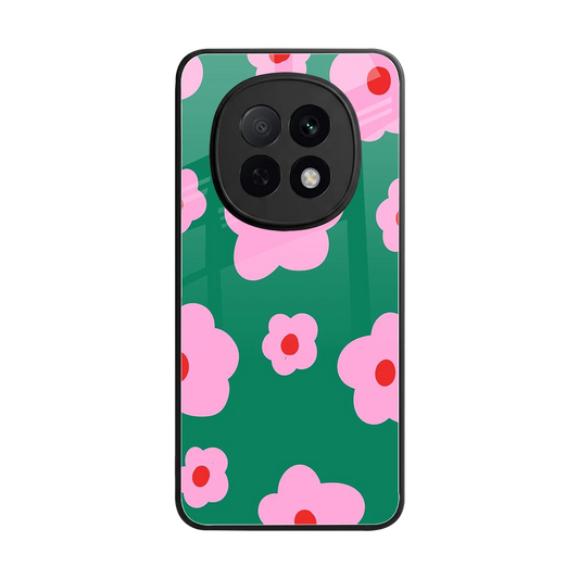 Pink Petal Parade back phone cover | glass case for oppo f29 pro 5g
