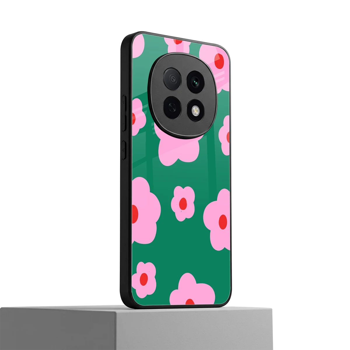 Pink Petal Parade oppo f29 pro 5g mobile cover | shockproof glass phone case