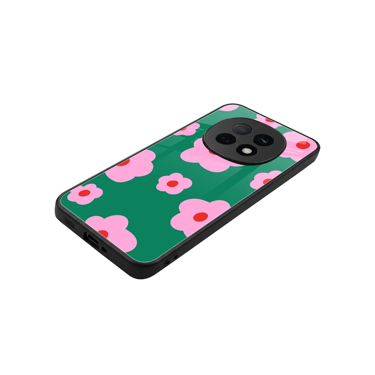 Pink Petal Parade stylish phone case for oppo f29 pro 5g | glossy glass and slim fit