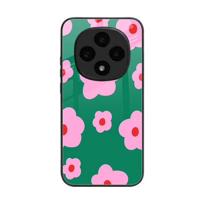 Pink Petal Parade back phone cover | glass case for oppo f31 pro 5g