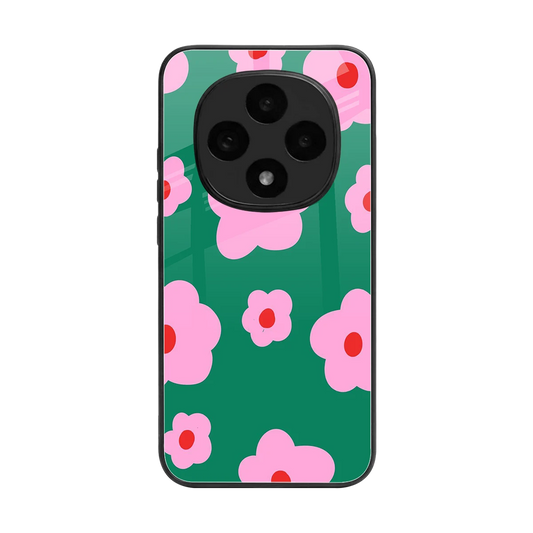 Pink Petal Parade back phone cover | glass case for oppo f31 pro 5g