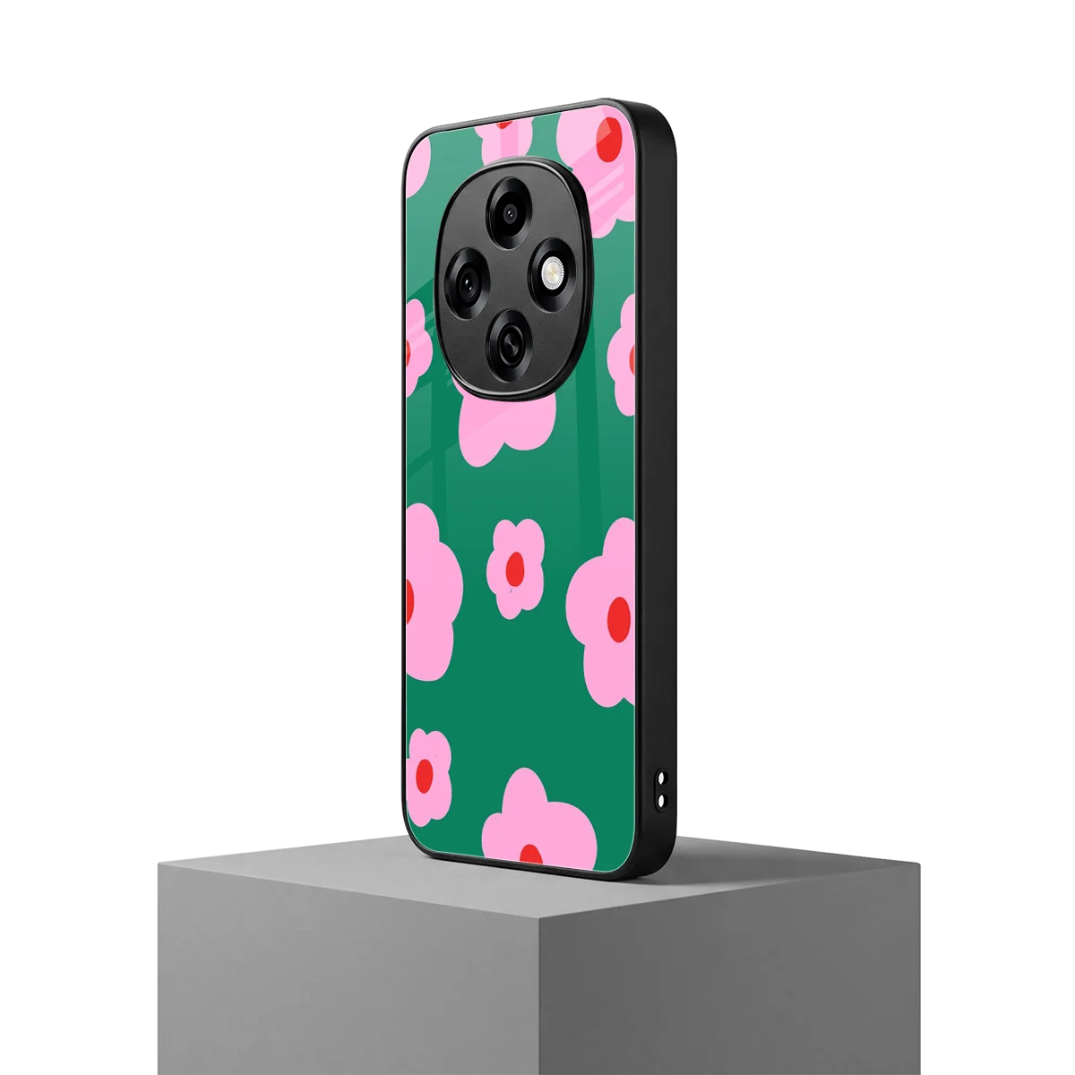 Pink Petal Parade oppo f31 pro 5g mobile cover | shockproof glass phone case