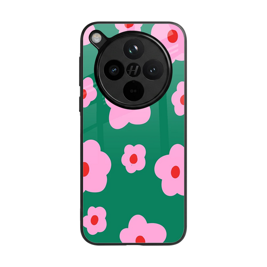 Pink Petal Parade back phone cover | glass case for oppo find x8