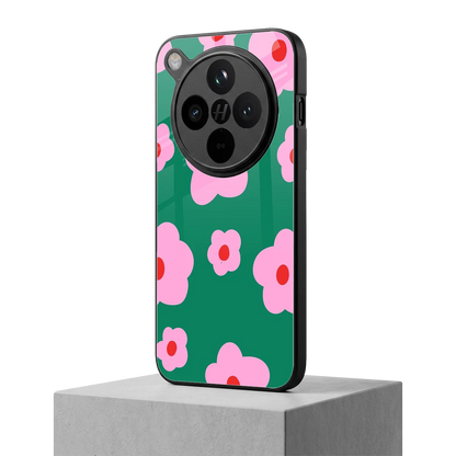 Pink Petal Parade oppo find x8 mobile cover | shockproof glass phone case