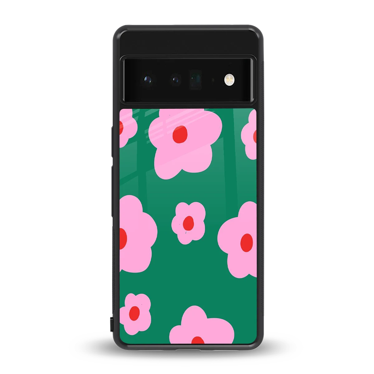 Pink Petal Parade back phone cover | glass case for google pixel 6 pro