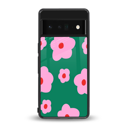 Pink Petal Parade back phone cover | glass case for google pixel 6 pro
