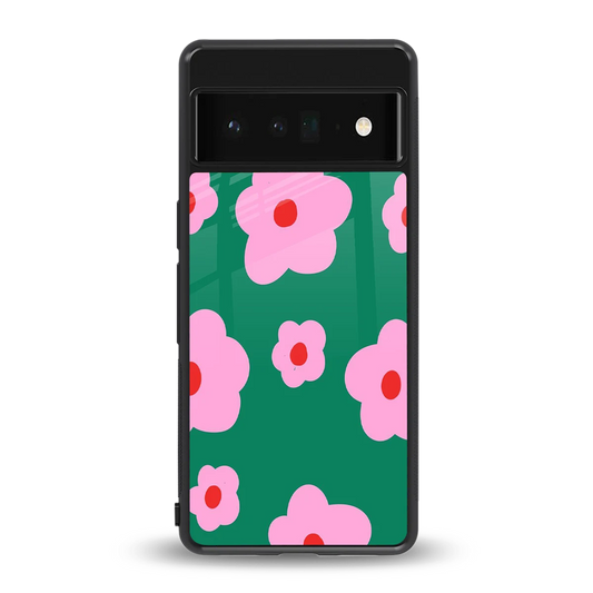 Pink Petal Parade back phone cover | glass case for google pixel 6 pro
