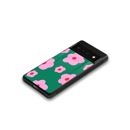 Pink Petal Parade google pixel 6 pro mobile cover | shockproof glass phone case
