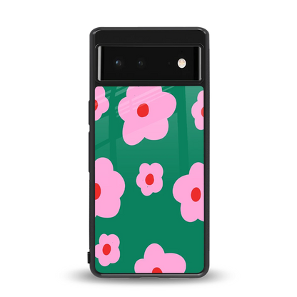 Pink Petal Parade back phone cover | glass case for google pixel 6a