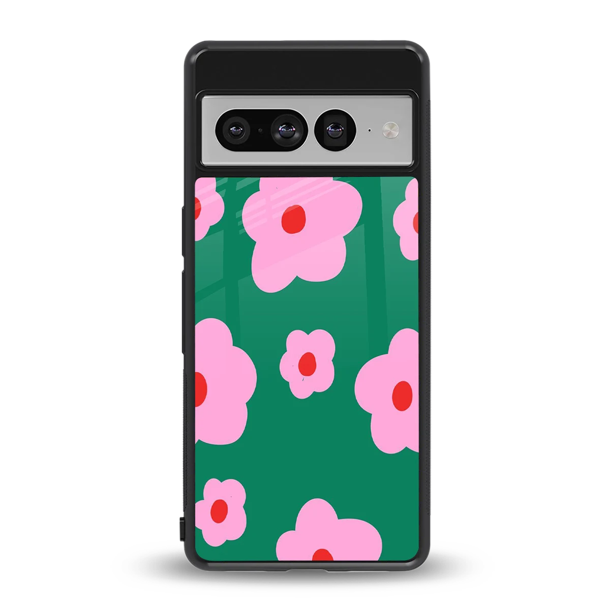 Pink Petal Parade back phone cover | glass case for google pixel 7 pro