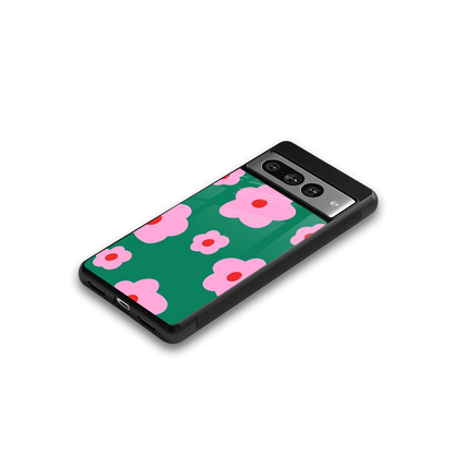 Pink Petal Parade google pixel 7 pro mobile cover | shockproof glass phone case