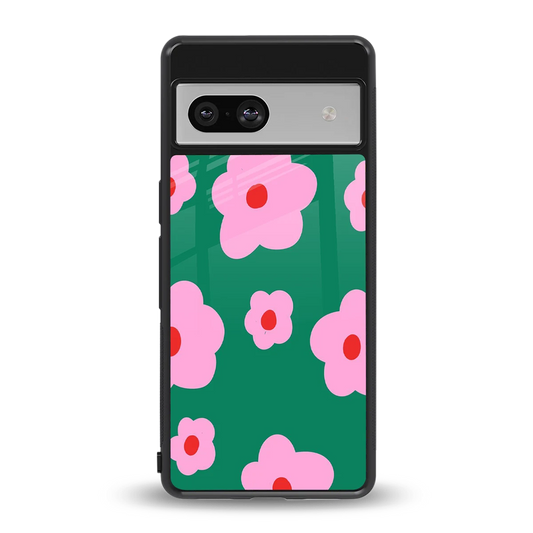 Pink Petal Parade back phone cover | glass case for google pixel 7