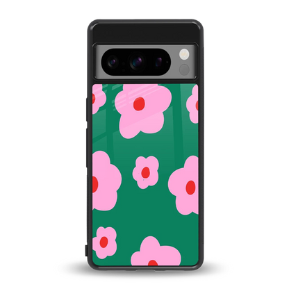 Pink Petal Parade back phone cover | glass case for google pixel 8 pro
