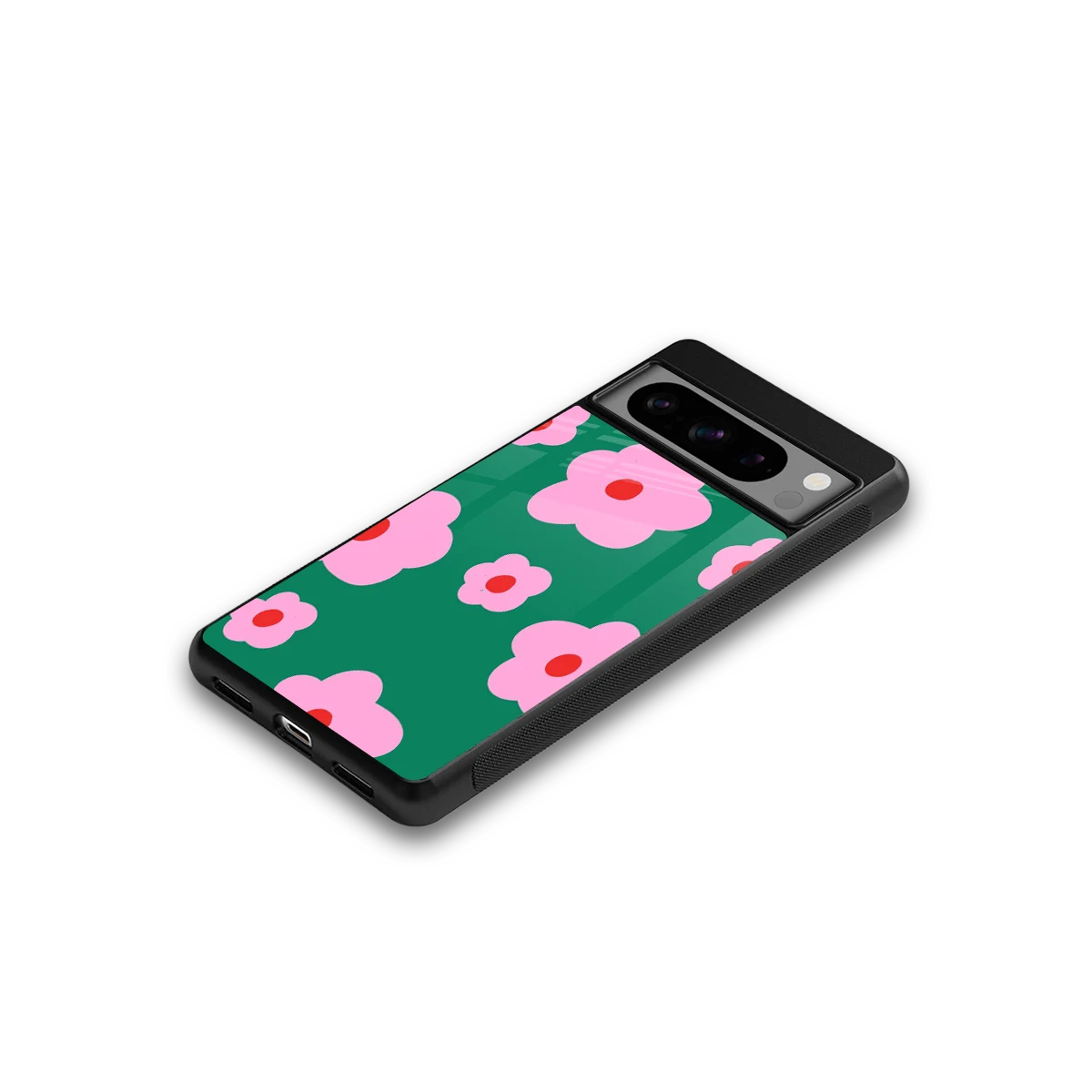 Pink Petal Parade google pixel 8 pro mobile cover | shockproof glass phone case