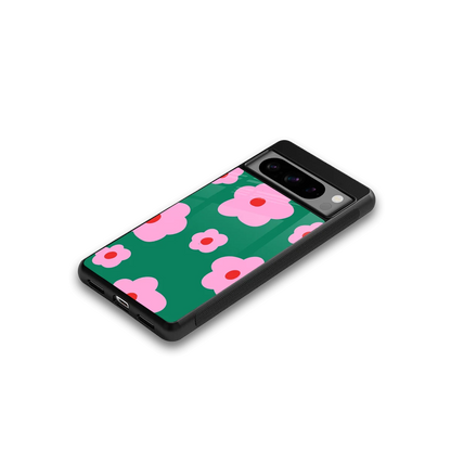 Pink Petal Parade google pixel 8 pro mobile cover | shockproof glass phone case