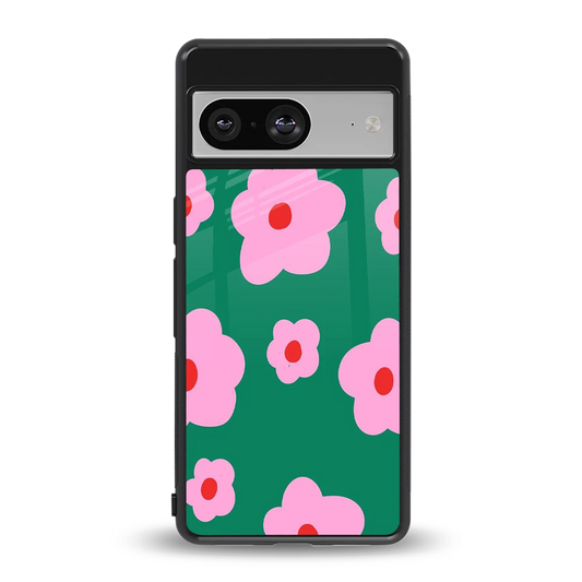 Pink Petal Parade back phone cover | glass case for google pixel 8