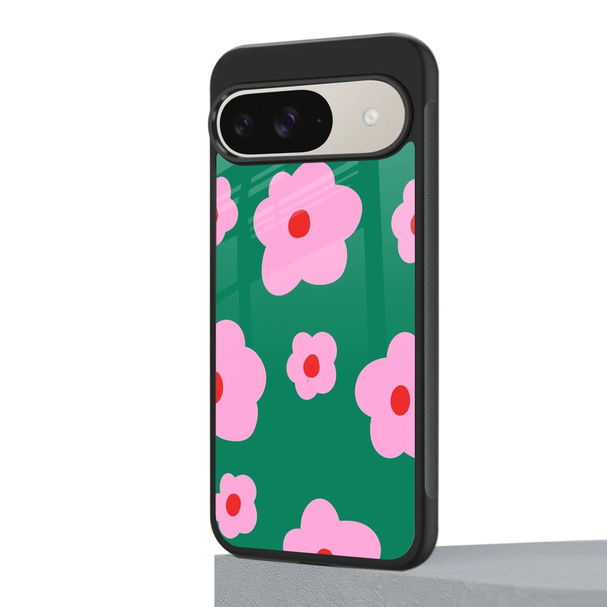 Pink Petal Parade google pixel 9 mobile cover | shockproof glass phone case