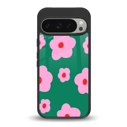 Pink Petal Parade back phone cover | glass case for google pixel 9 pro xl