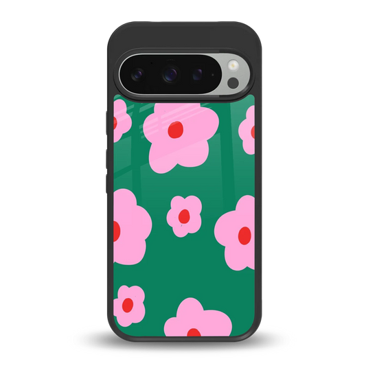 Pink Petal Parade back phone cover | glass case for google pixel 9 pro xl