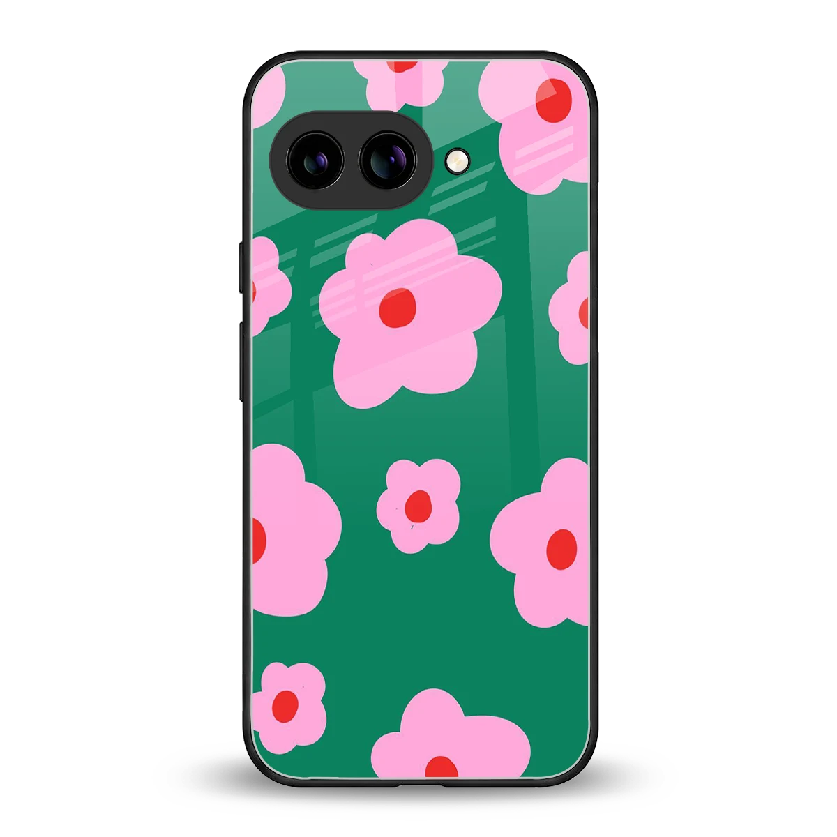 Pink Petal Parade back phone cover | glass case for google pixel 9a