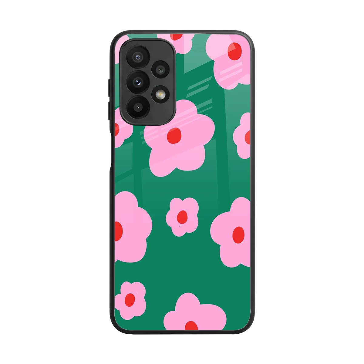 Pink Petal Parade back phone cover | glass case for samsung galaxy a23