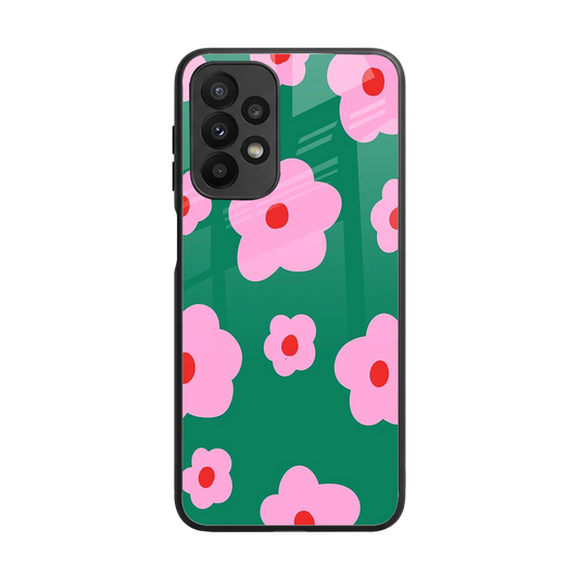 Pink Petal Parade back phone cover | glass case for samsung galaxy a23