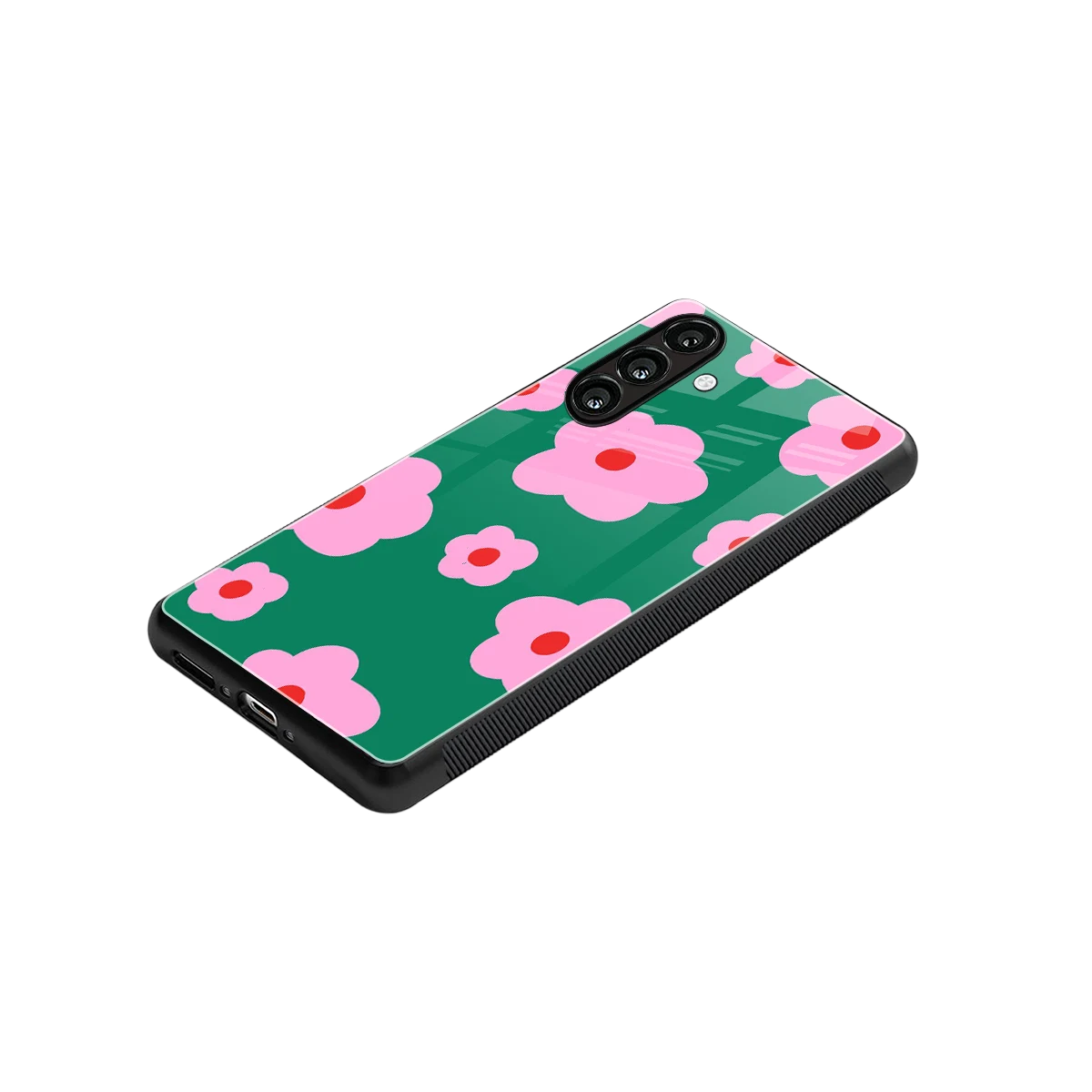 Pink Petal Parade stylish phone case for samsung galaxy a37 5g | glossy glass and slim fit