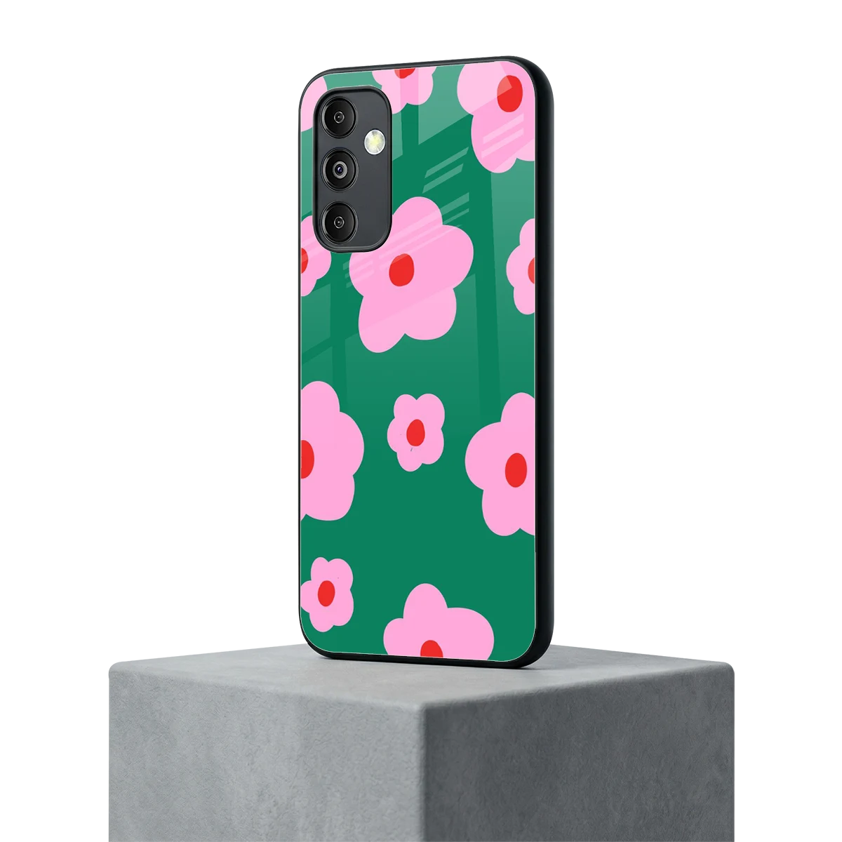 Pink Petal Parade samsung galaxy m14 5g mobile cover | shockproof glass phone case