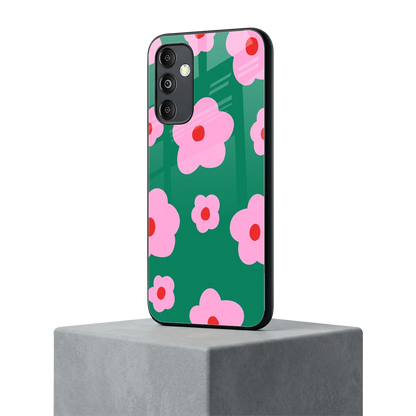 Pink Petal Parade samsung galaxy m14 5g mobile cover | shockproof glass phone case