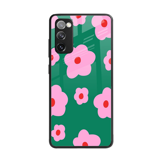 Pink Petal Parade back phone cover | glass case for samsung galaxy s20 fe