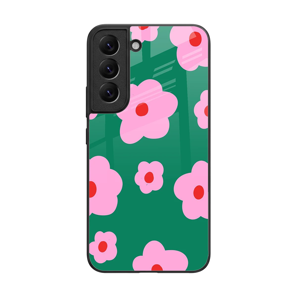 Pink Petal Parade back phone cover | glass case for samsung galaxy s22
