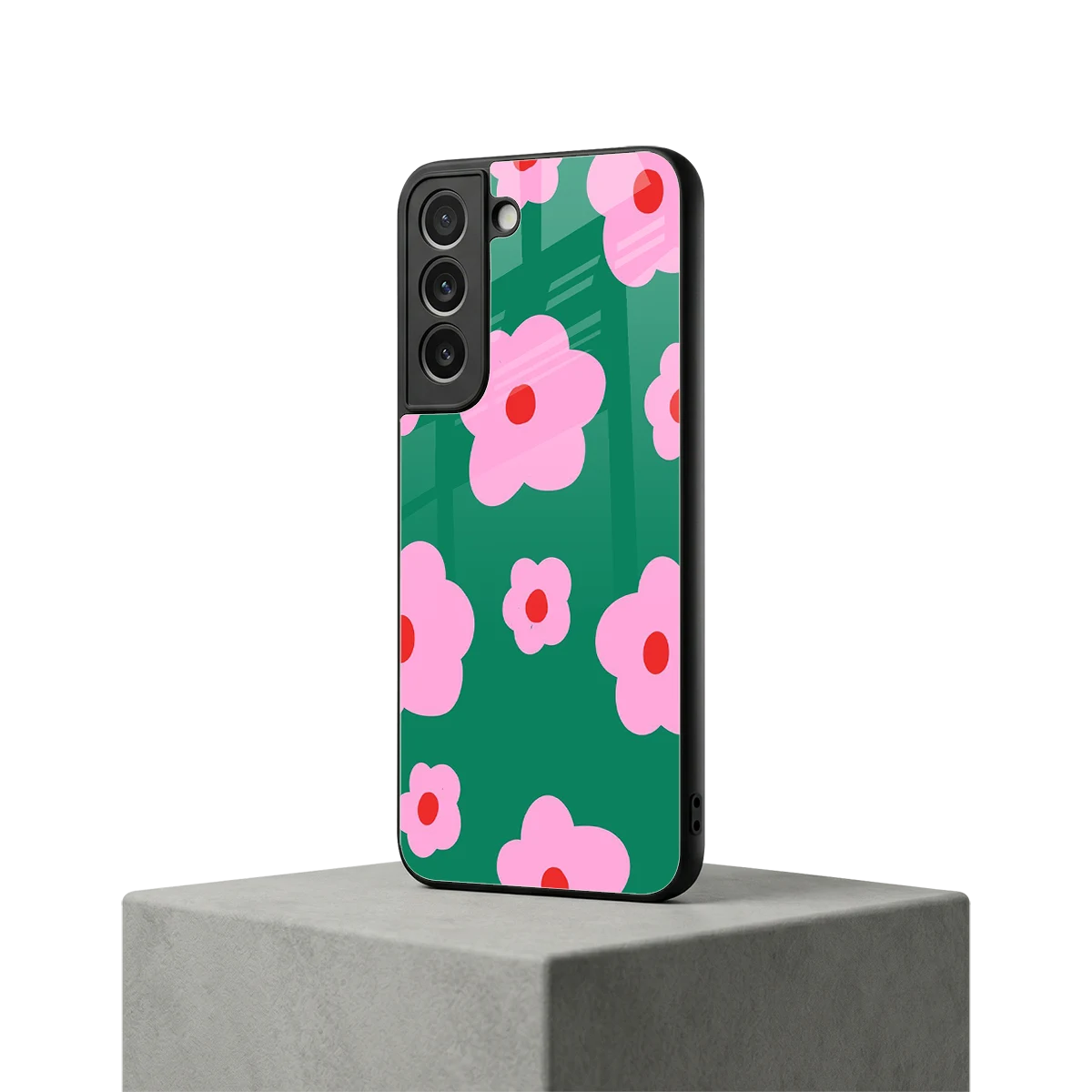 Pink Petal Parade samsung galaxy s22 mobile cover | shockproof glass phone case