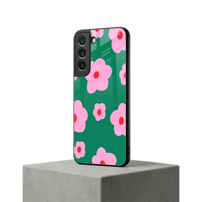 Pink Petal Parade samsung galaxy s22 mobile cover | shockproof glass phone case