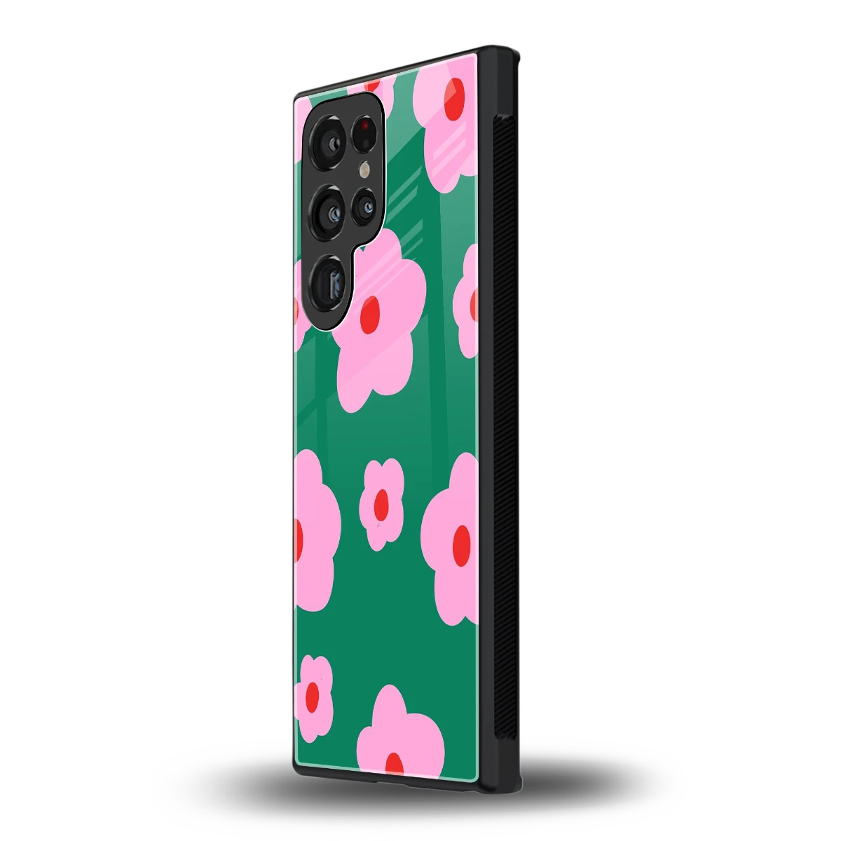 Pink Petal Parade samsung galaxy s24 ultra mobile cover | shockproof glass phone case