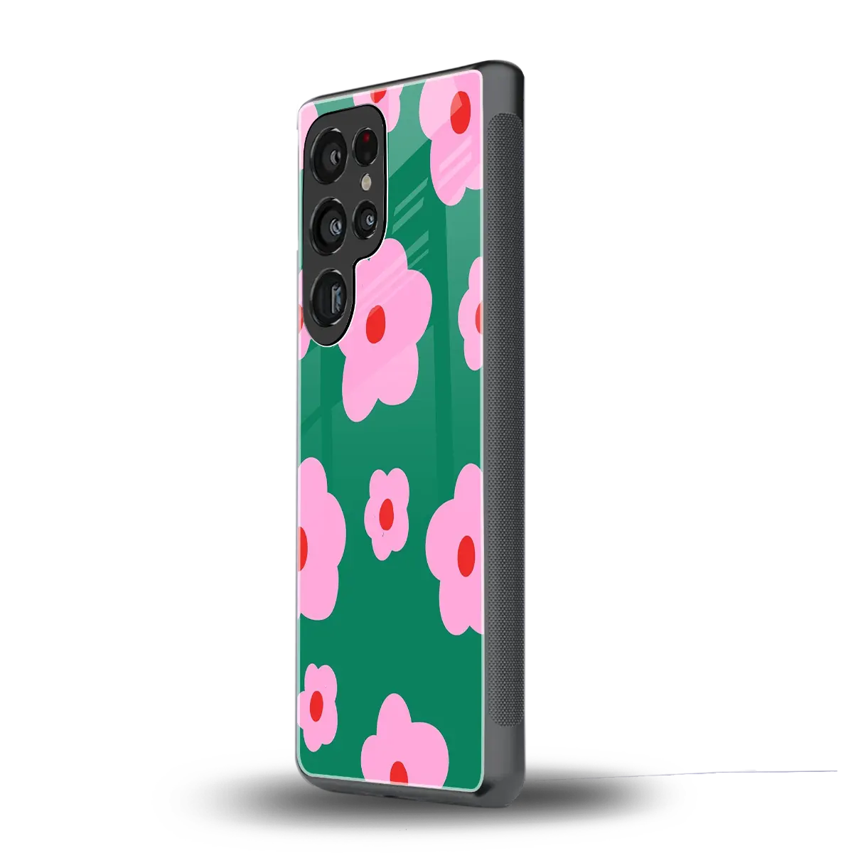 Pink Petal Parade samsung galaxy s25 ultra mobile cover | shockproof glass phone case