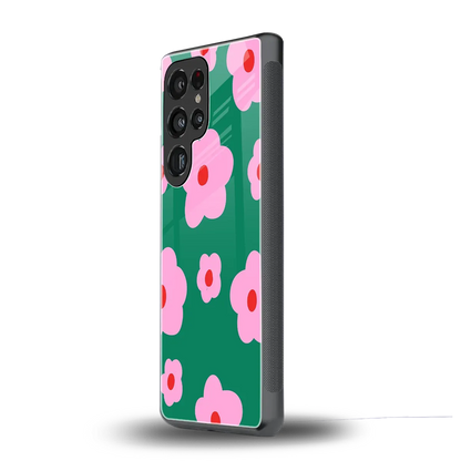 Pink Petal Parade samsung galaxy s25 ultra mobile cover | shockproof glass phone case