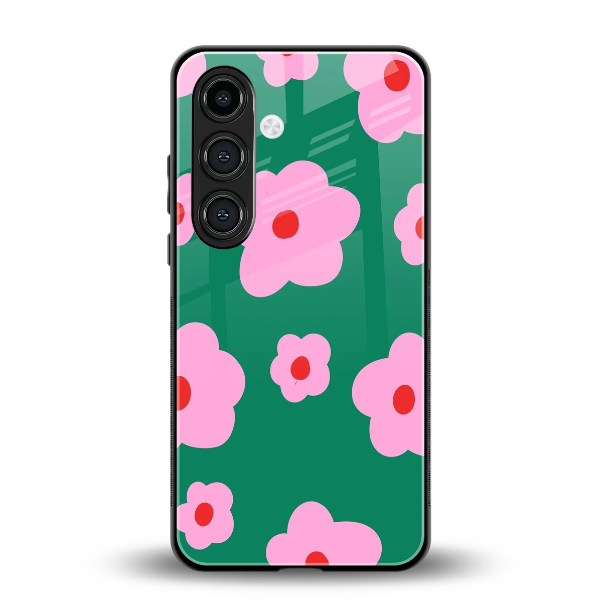 Pink Petal Parade back phone cover | glass case for samsung galaxy s24