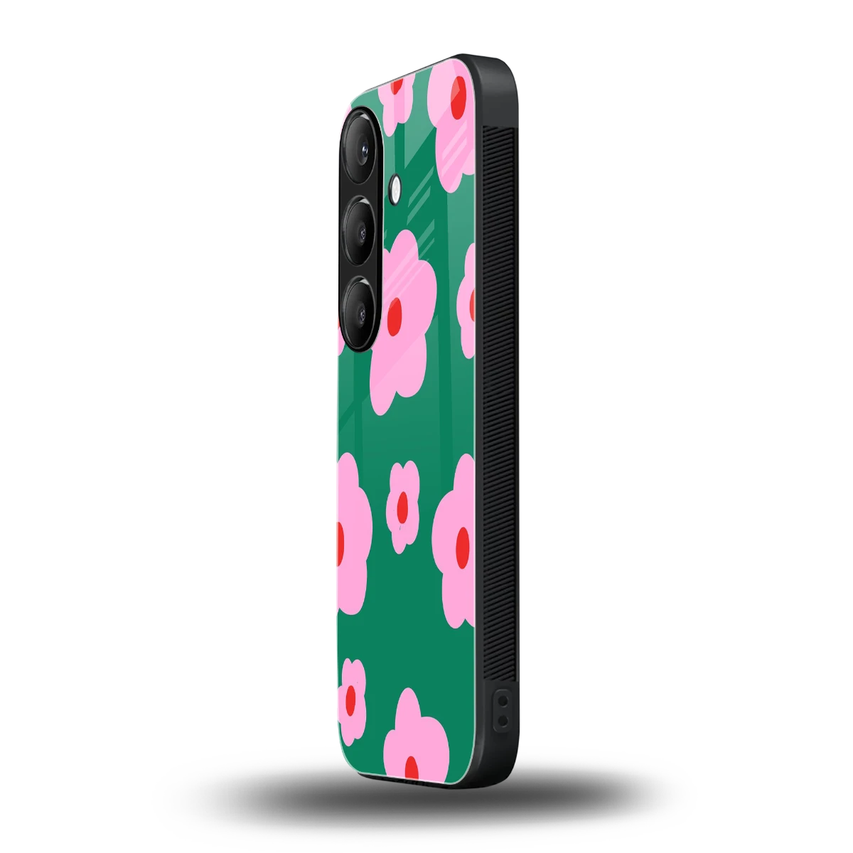 Pink Petal Parade samsung galaxy s24 fe mobile cover | shockproof glass phone case