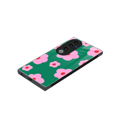 Pink Petal Parade stylish phone case for vivo v40 pro | glossy glass and slim fit