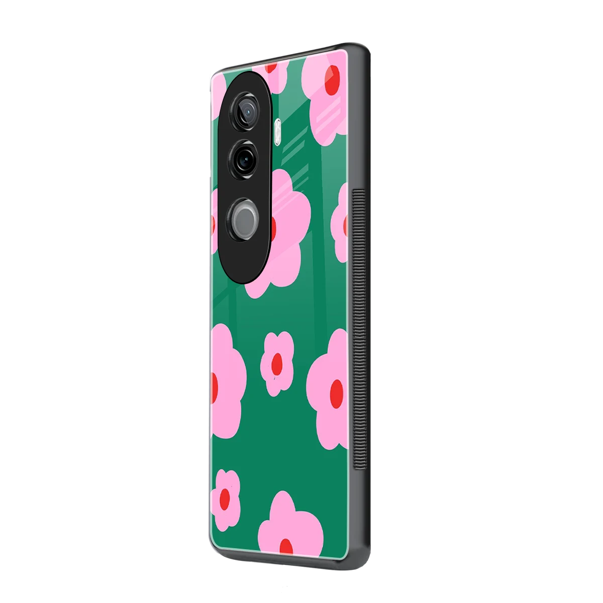 Pink Petal Parade vivo v40e mobile cover | shockproof glass phone case
