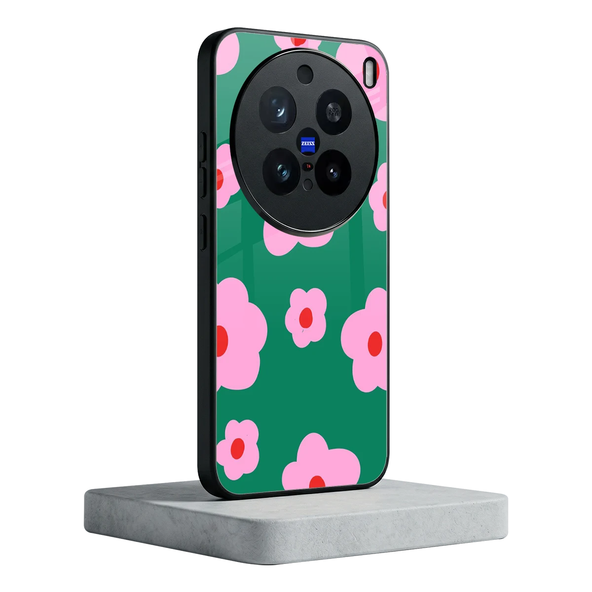 Pink Petal Parade vivo x200 pro mobile cover | shockproof glass phone case